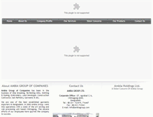 Tablet Screenshot of ambiagroup.com